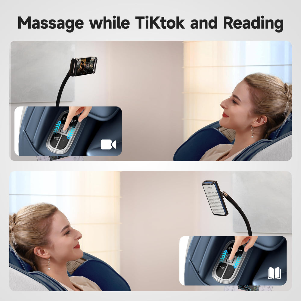Real Relax Favor 06 Blue foot-roller focus highlights lower-leg relief during sessions