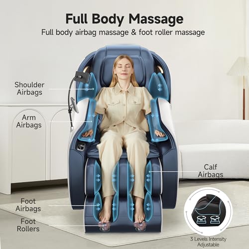 Real Relax Favor 06 Blue shiatsu massage detail implies deep kneading to release tension