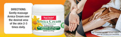 Real Relief Arnica Cream natural-ingredients promote clean, vegan-friendly care.