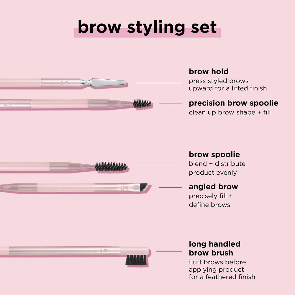 Real Techniques Brow Styling Set 601 brow spoolie close-up for brow prep.