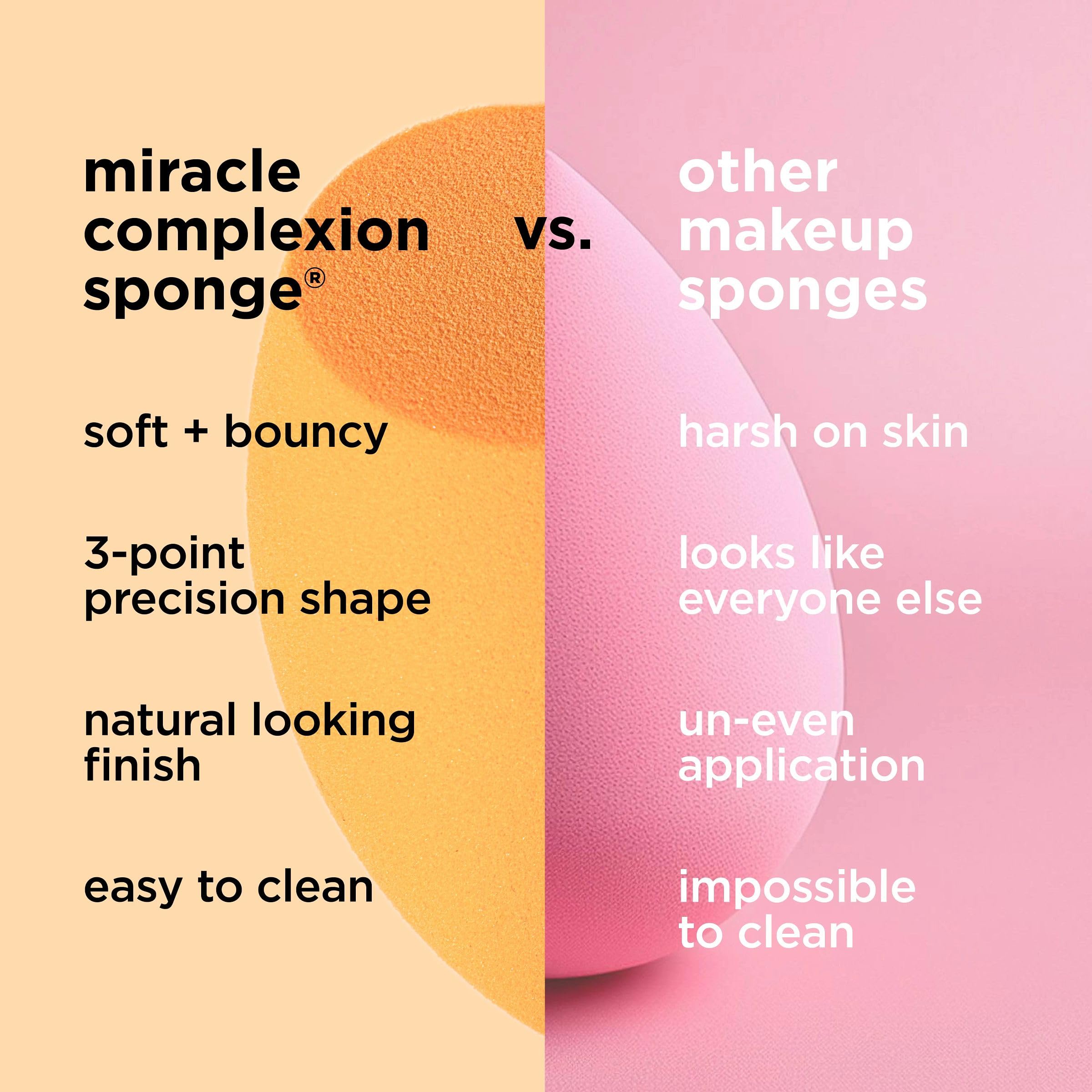 Real Techniques sponge ideal for liquid foundation and cream makeup.