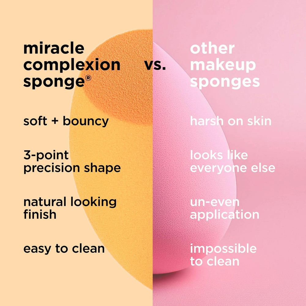 Real Techniques sponge ideal for liquid foundation and cream makeup.
