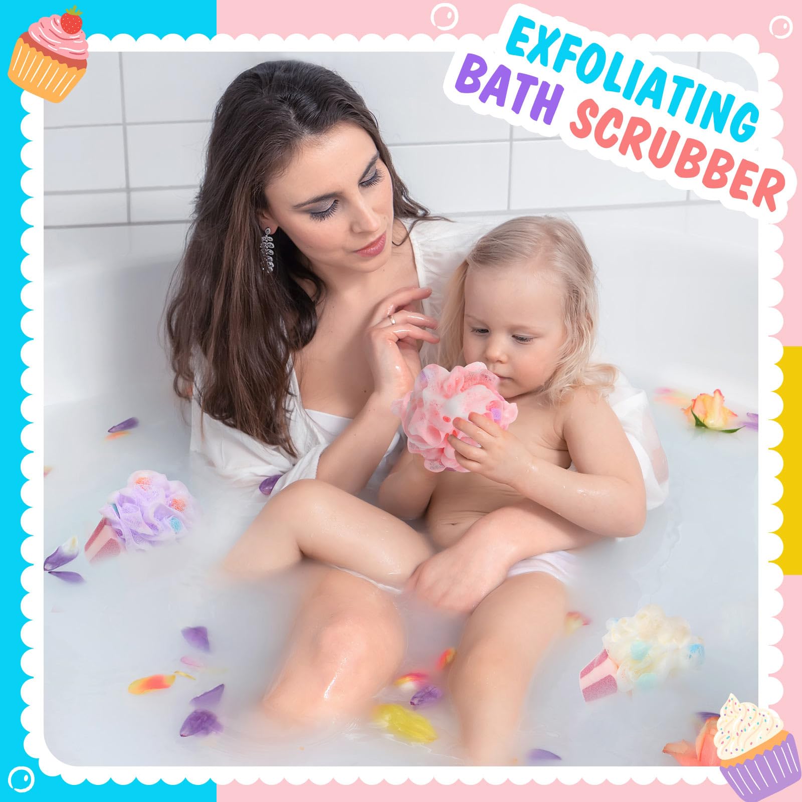 Reallnaive gift-ready bath scrubber—perfect as a birthday or holiday gift