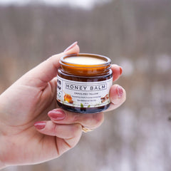 Really Good Blends Tallow Honey Balm sandalwood-vanilla scent provides grounding aroma