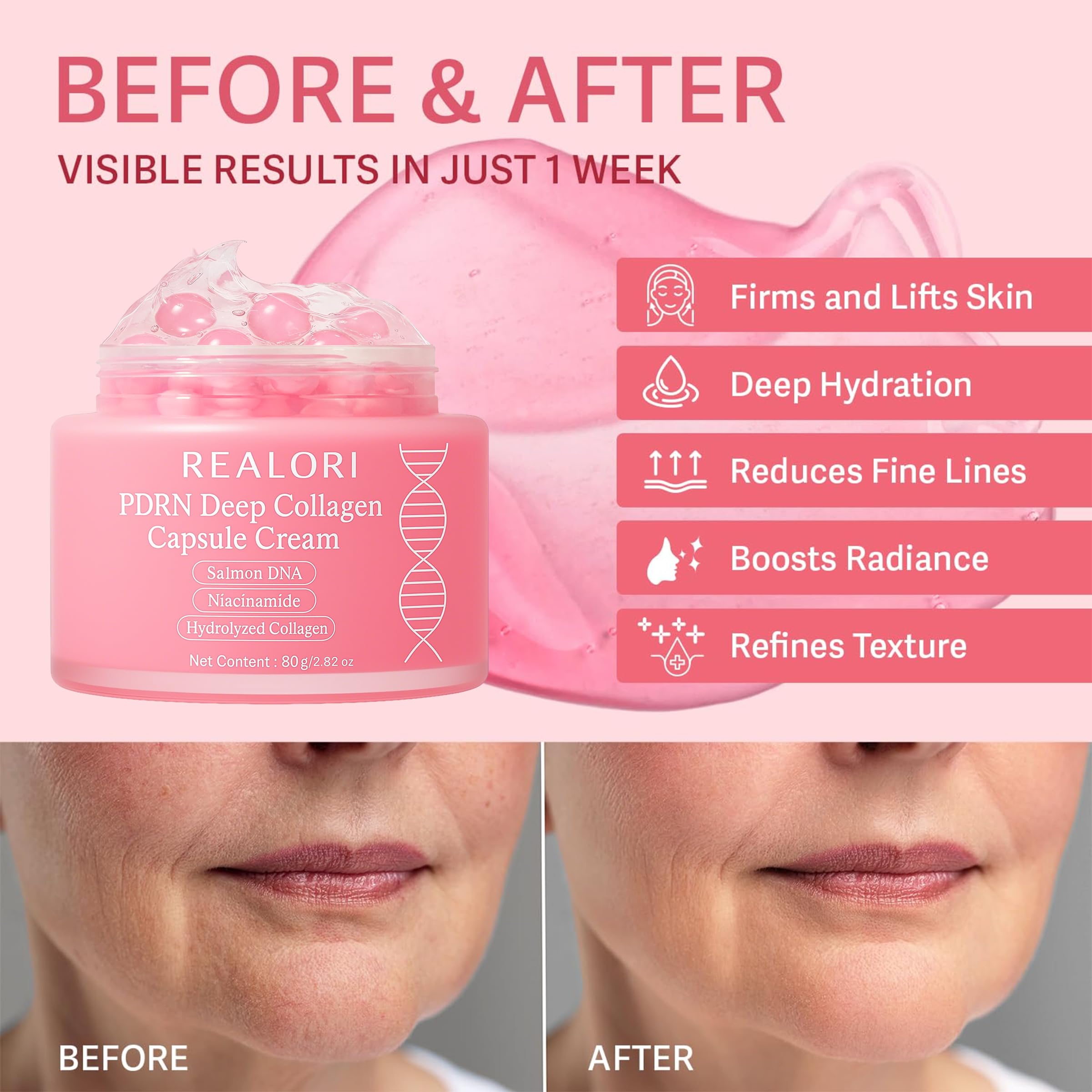 Realori Niacinamide glow focus on even tone and texture.