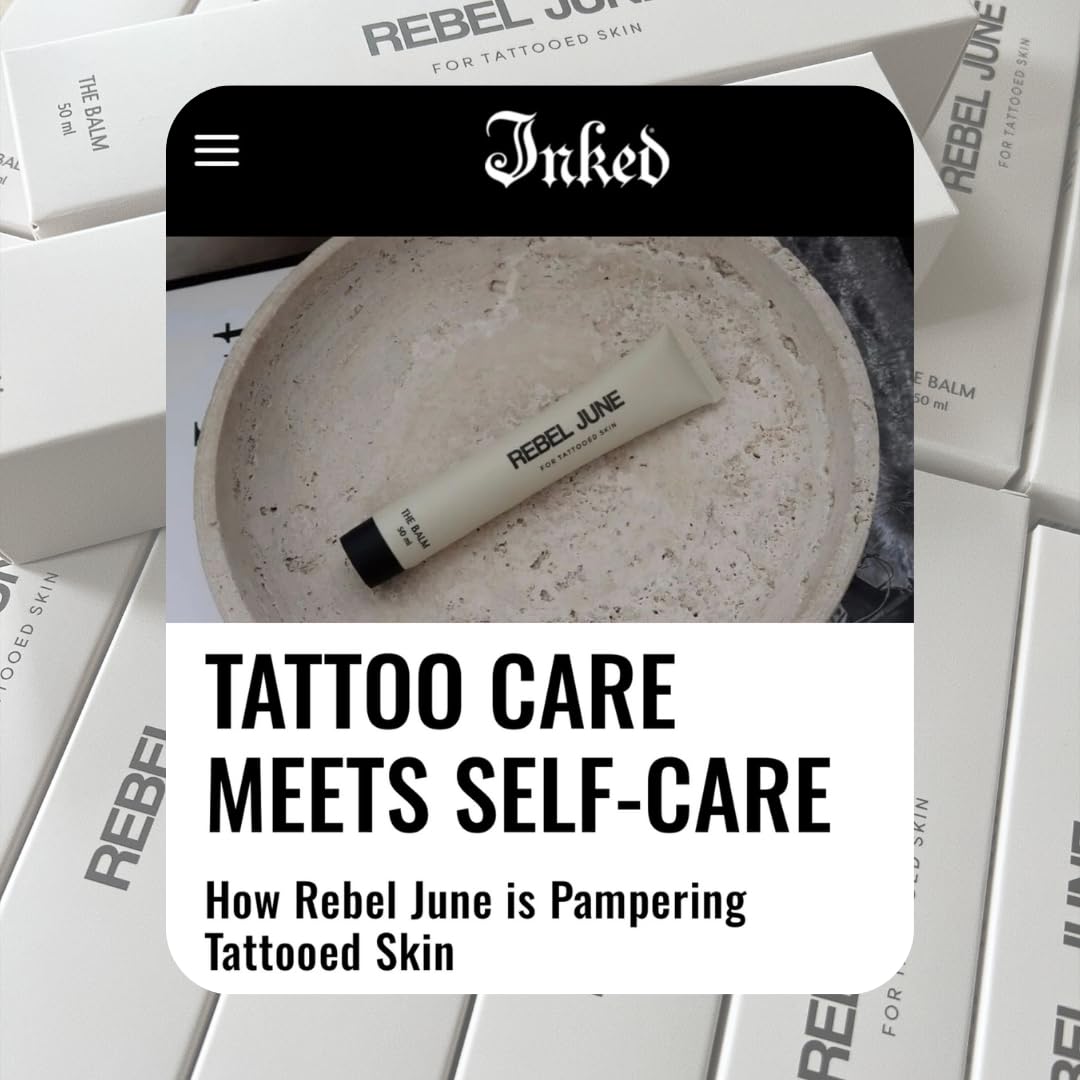 REBEL JUNE The Balm hygienic-tube design promotes clean application.