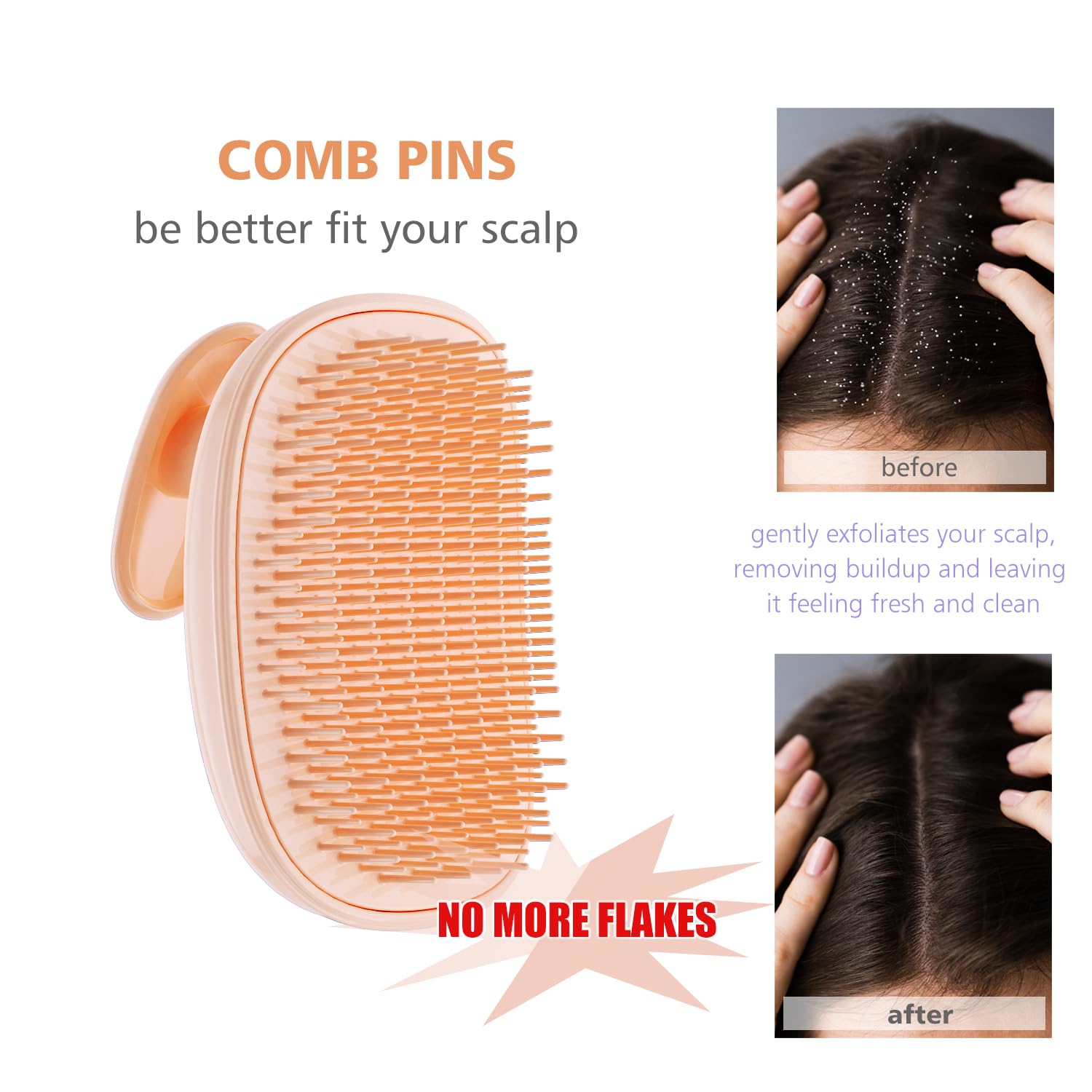 Rebex travel-friendly lightweight brush ideal for wet or dry use while traveling