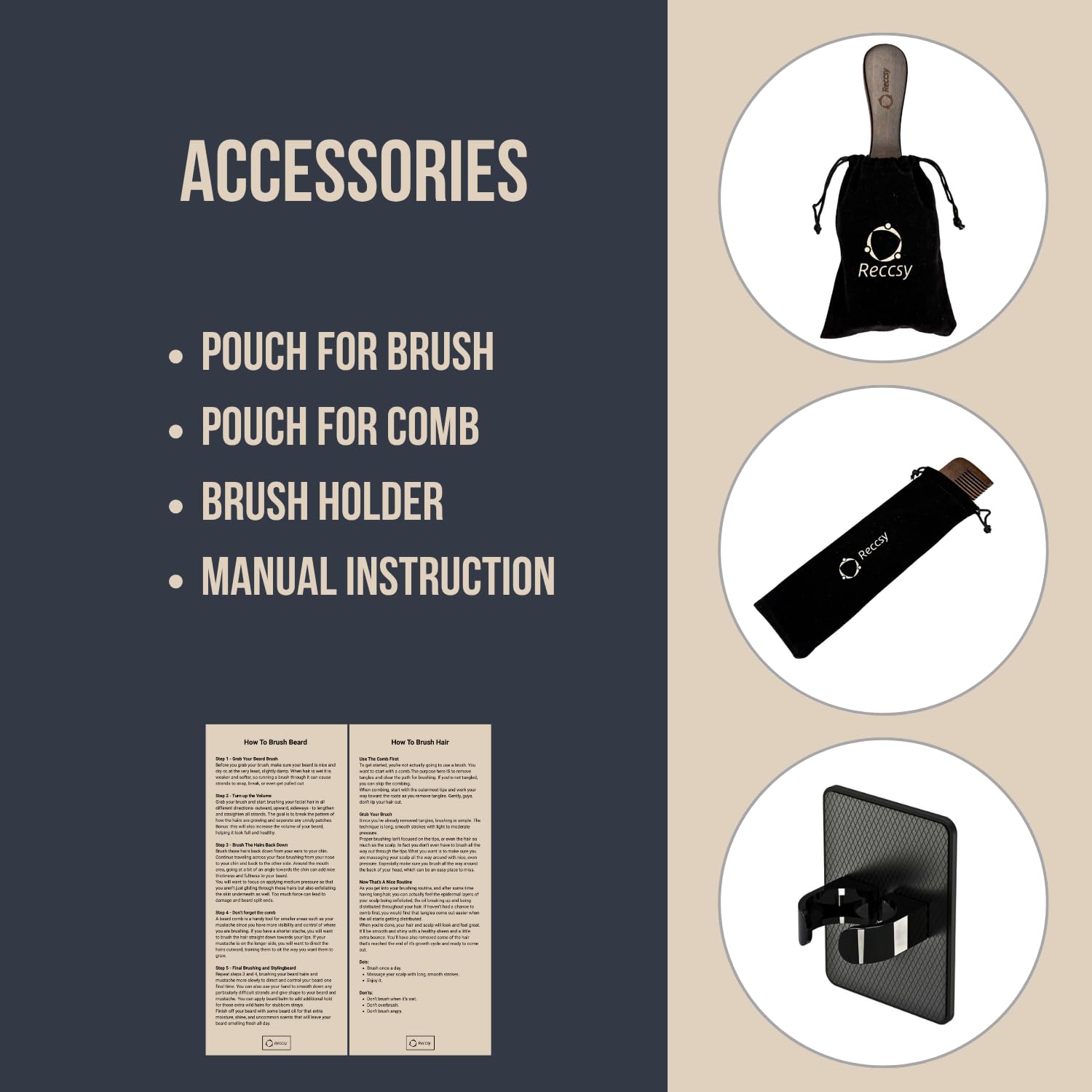 Reccsy full grooming set on display highlights versatile routines.