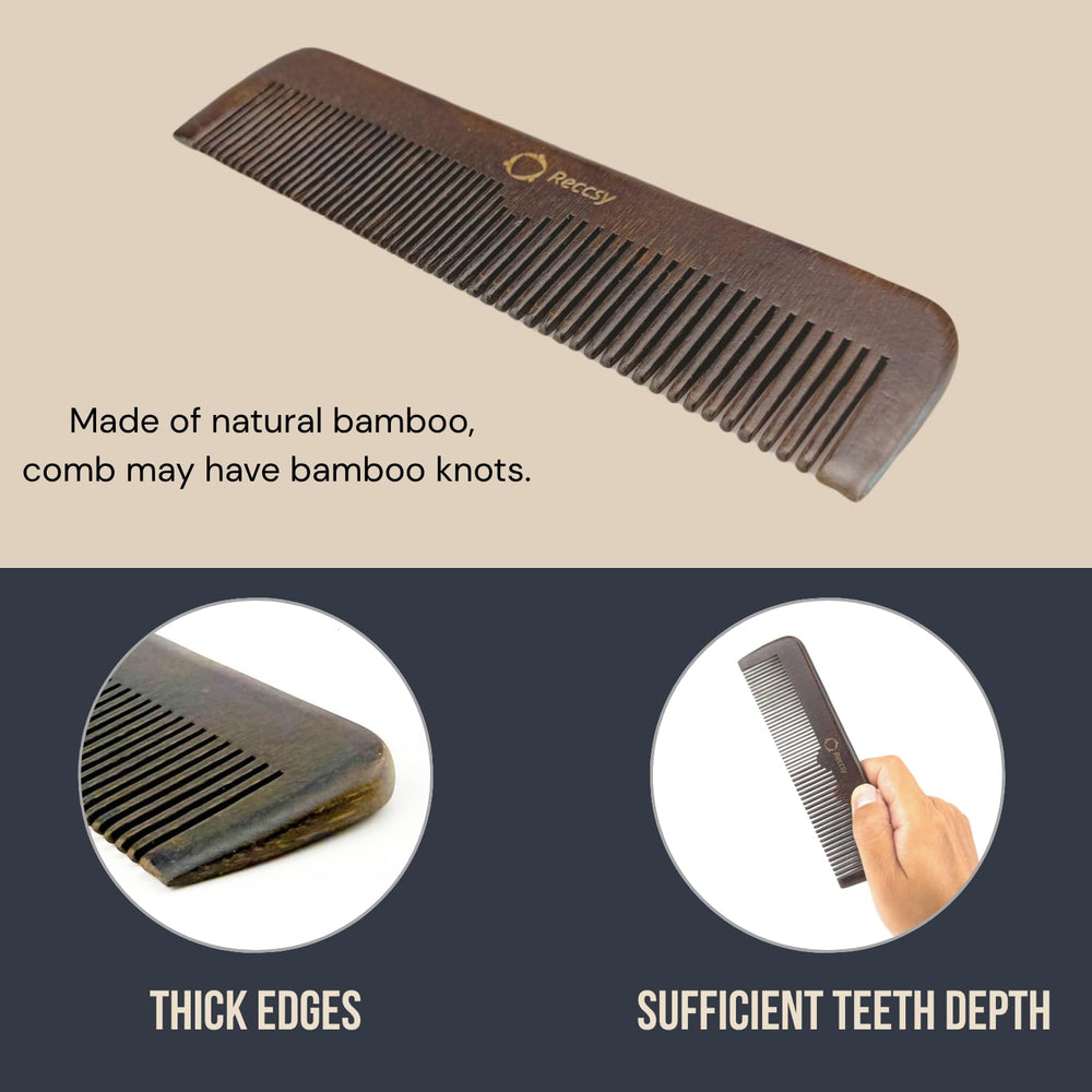 Reccsy travel bags with brush and comb for on-the-go grooming.