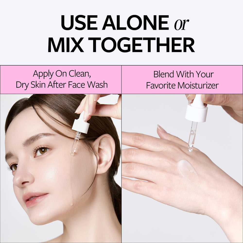 RE:CIPE Volufiline ampoule application demonstrates fast-absorb, non-sticky finish