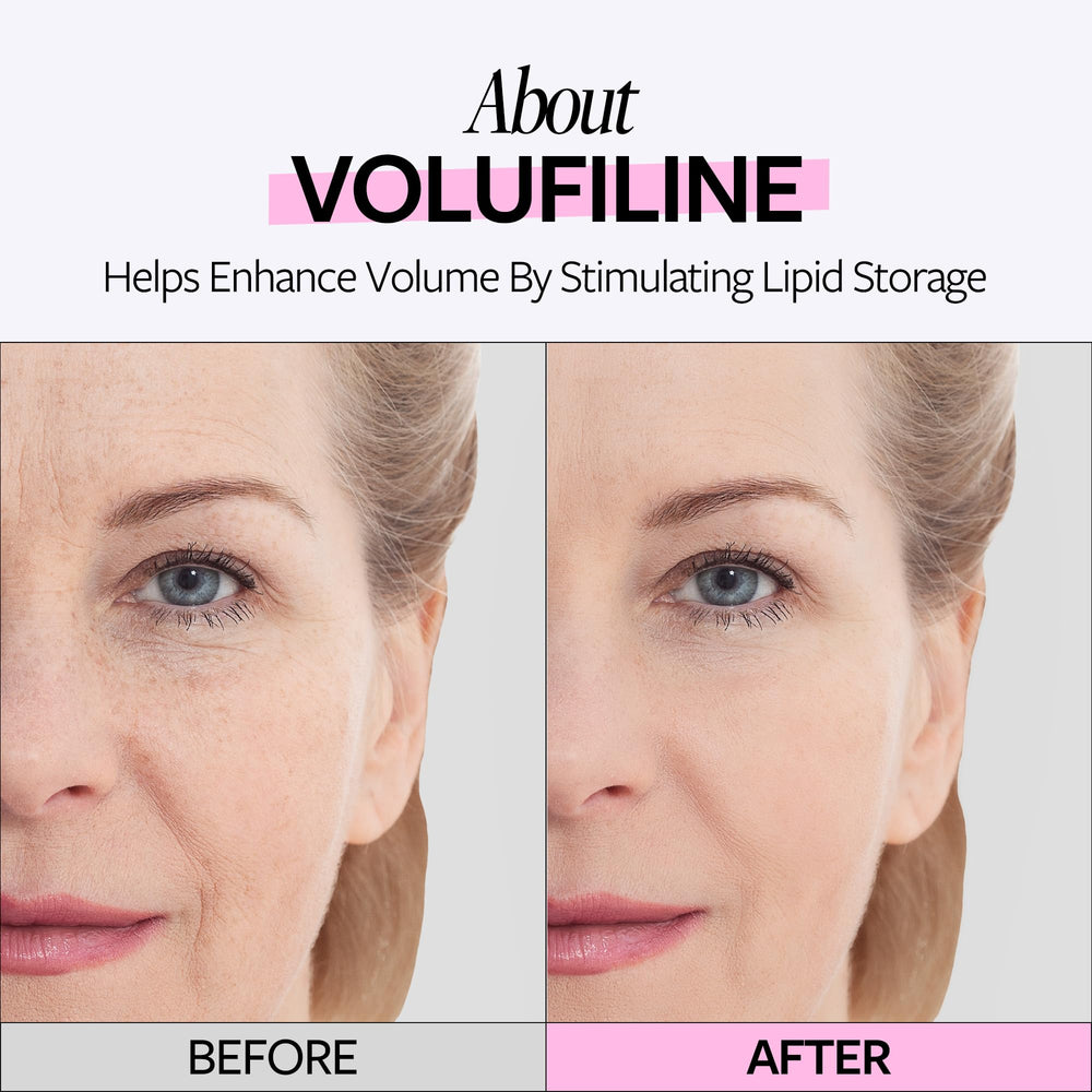 RE:CIPE Volufiline ampoule liquid close-up shows smooth, lightweight texture