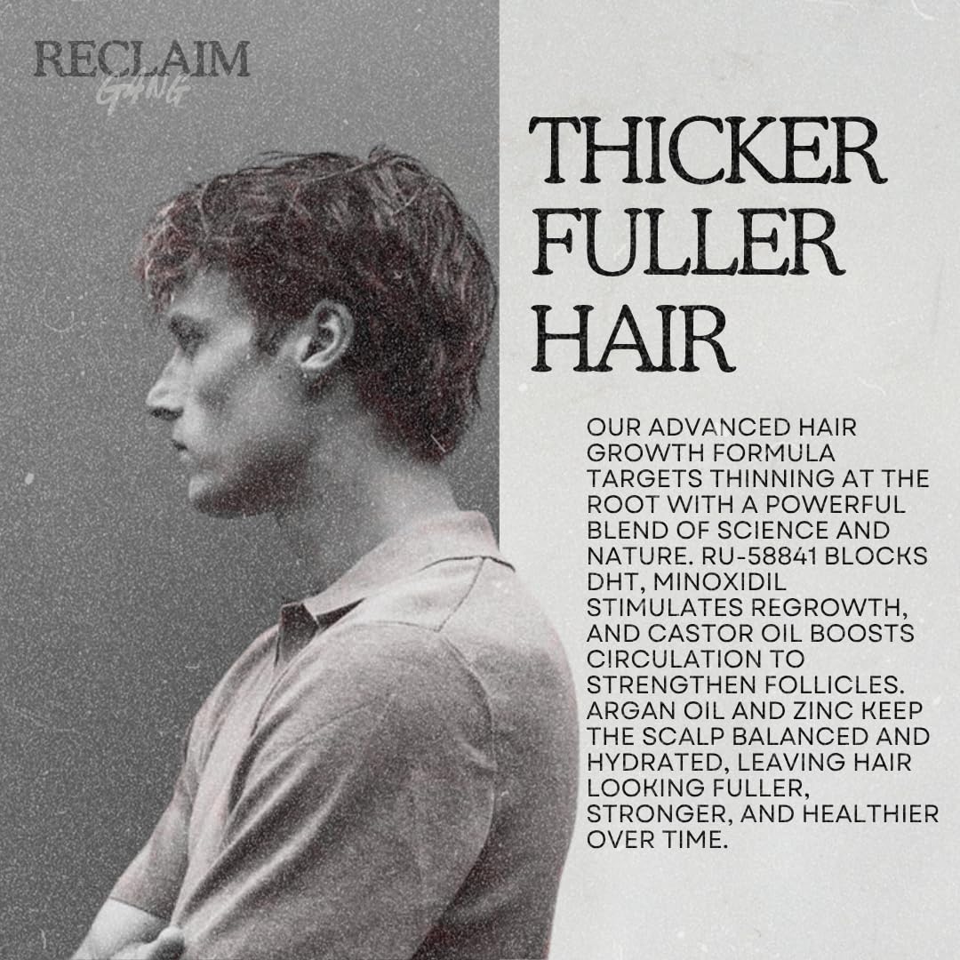 Reclaim Gang scalp-application tips illustrate easy twice daily ritual for consistency