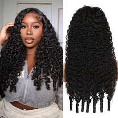 Recomtic 24 inch 13x6 lace front wig with Burmese curly texture for natural parting