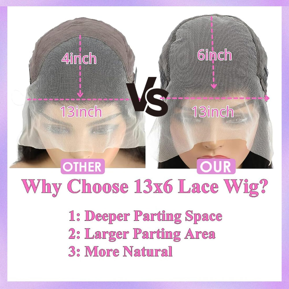 Recomtic transparent lace front melts with skin for seamless finish