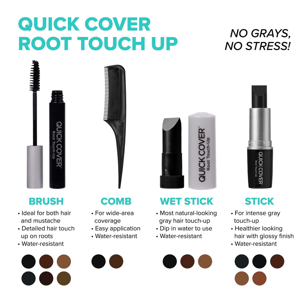 Red by Kiss 2-pack black shade offers convenient concealment for roots and regrowth.