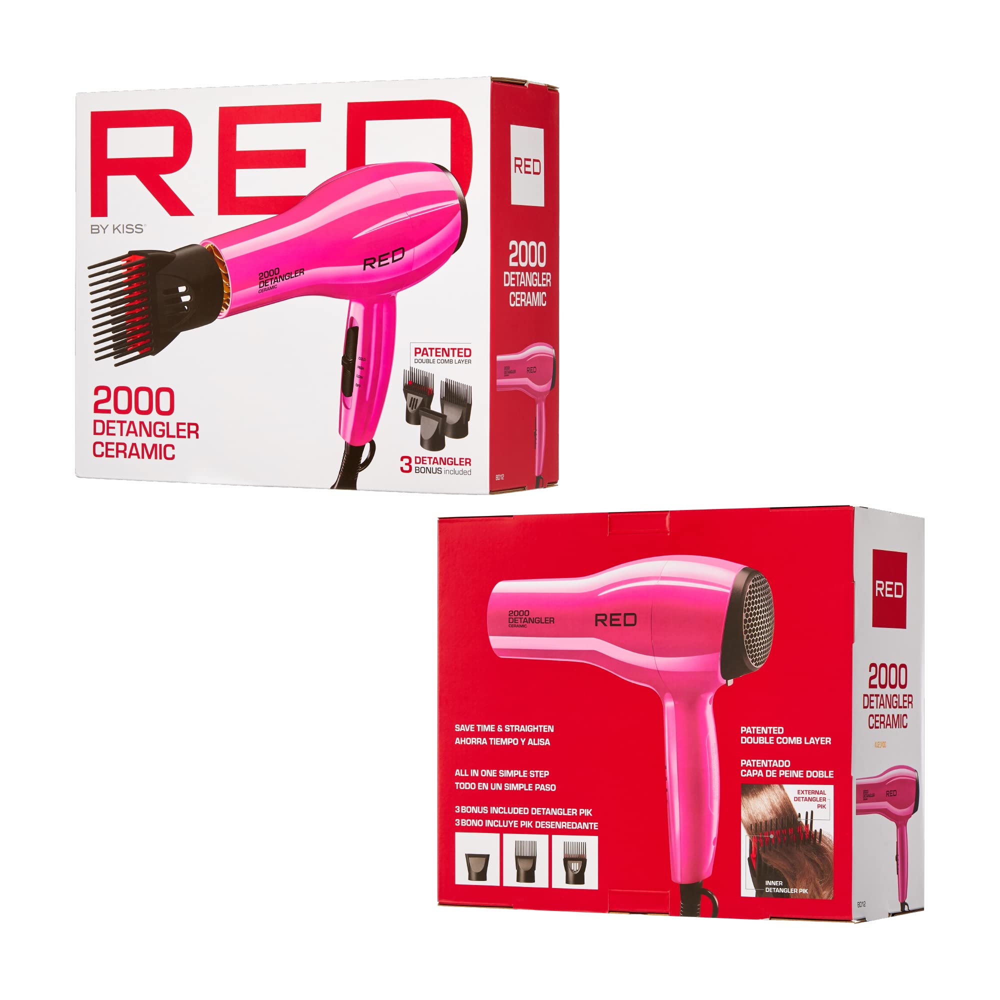 Red by Kiss 2000 air concentrator directing precise airflow for targeted drying