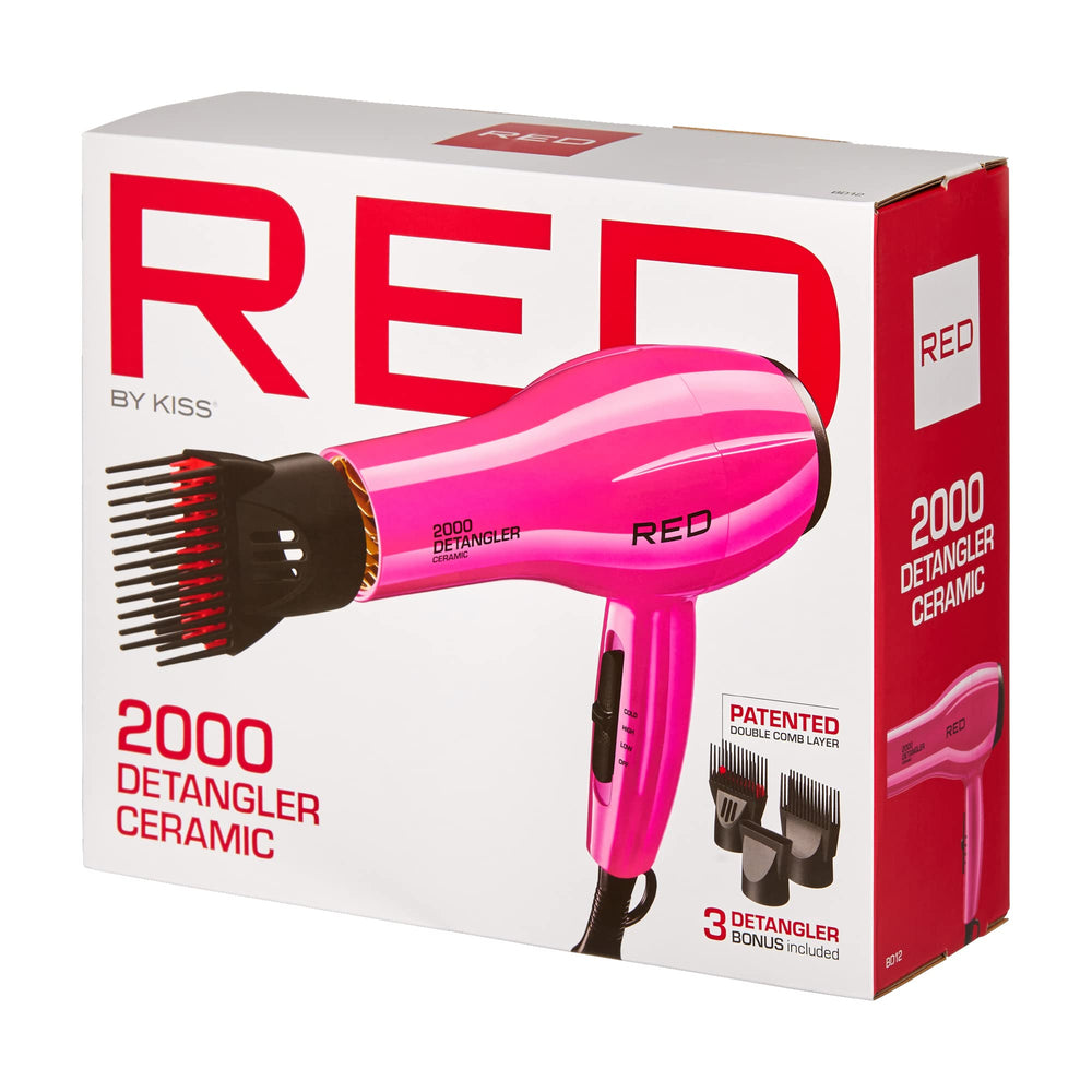 Red by Kiss 2000 hanger loop for neat dryer storage