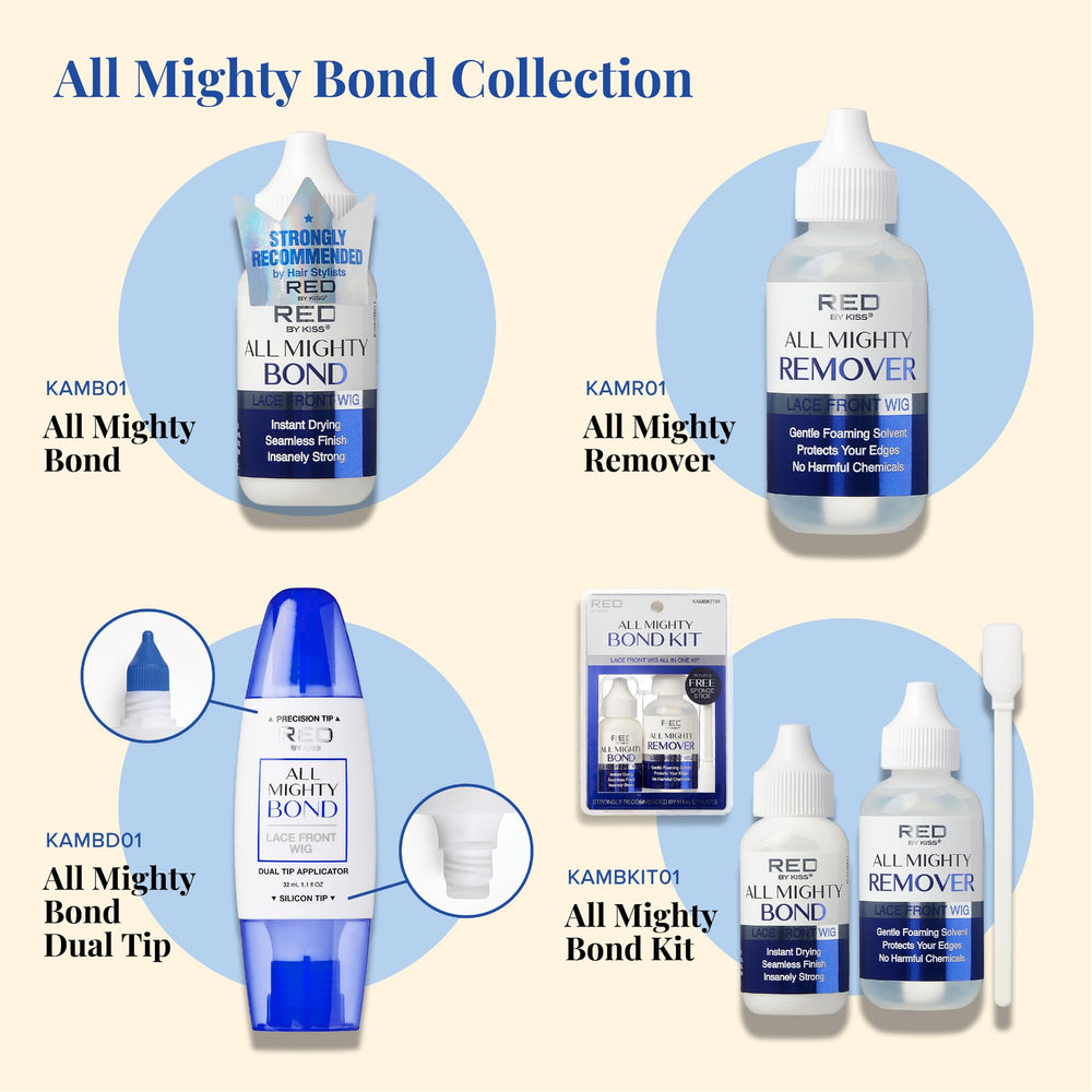 Red by Kiss All Mighty Bond has a creamy texture that glides smoothly during application.