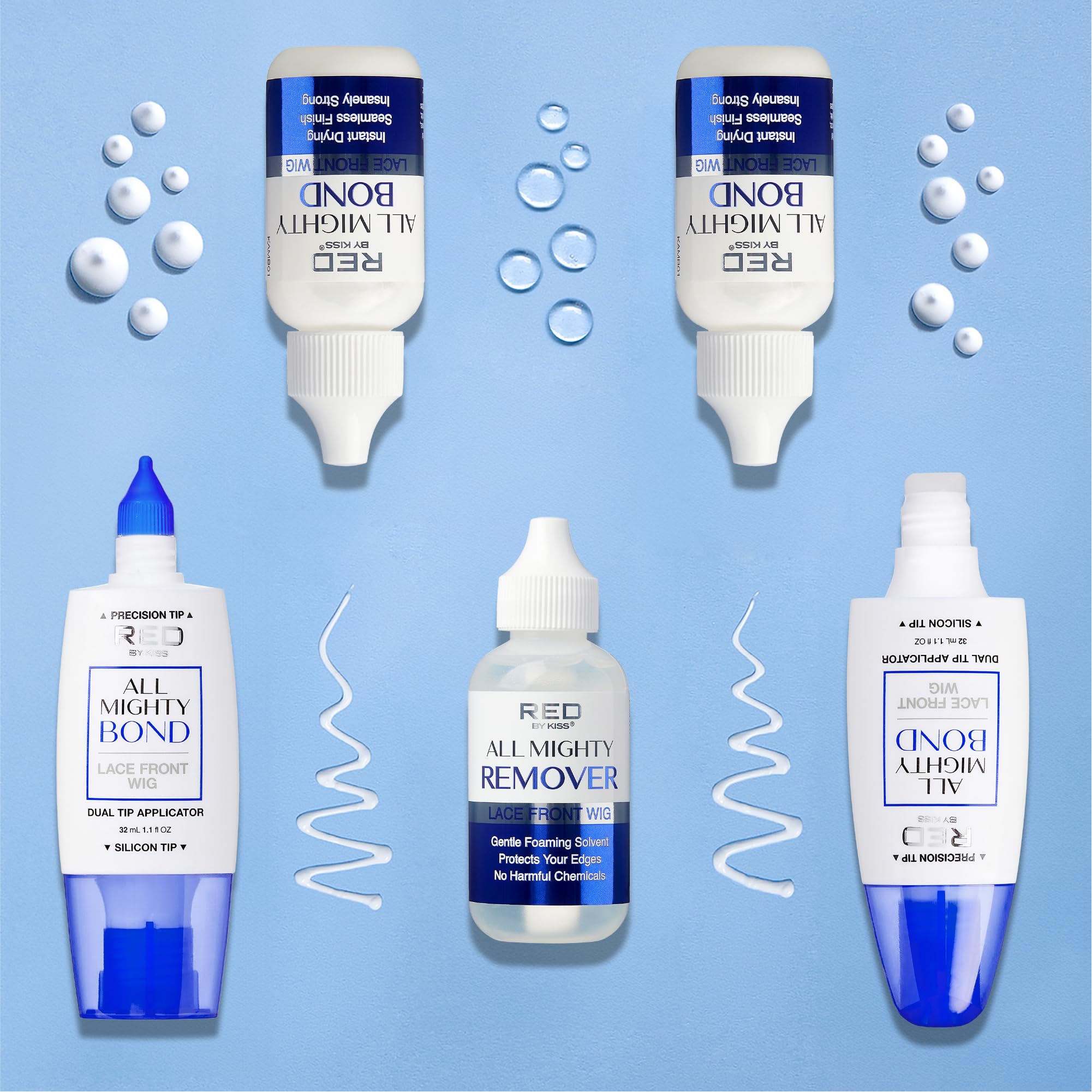 Red by Kiss All Mighty Bond formula is silicone-free and free from fragrances and dyes.