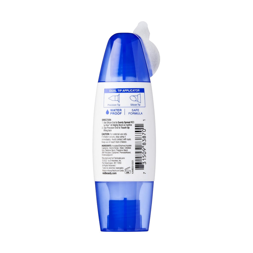 Red by Kiss All Mighty Bond is paraben and formaldehyde-free for a cleaner experience.