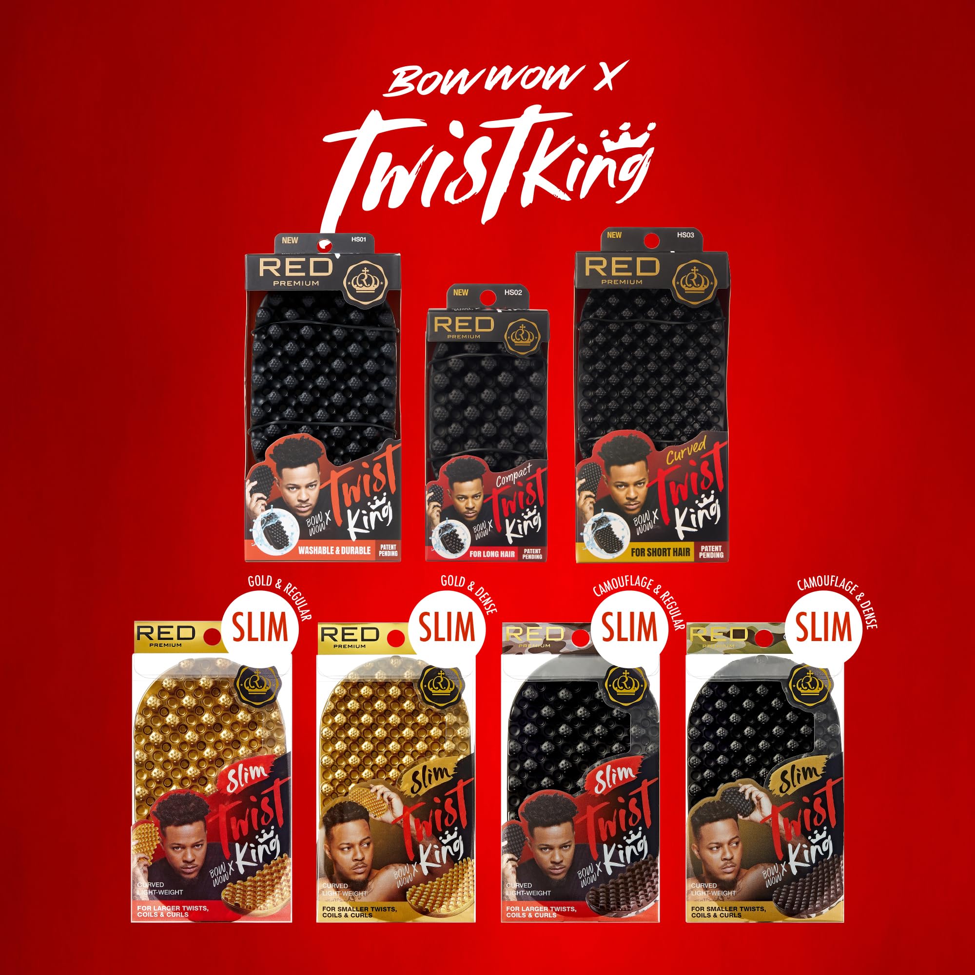 Red by Kiss Bow Wow X Twist King for Afro curls delivers confident control and defined twists.