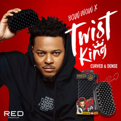 Red by Kiss Bow Wow X Twist King ergonomic-grip offers comfortable handling during detailed detangling