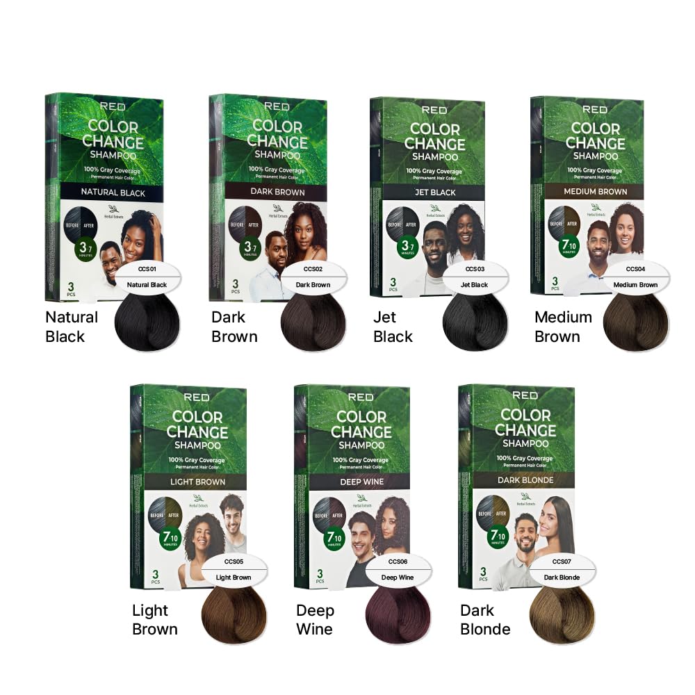 Red by Kiss Color Change Shampoo lather forming evenly through hair