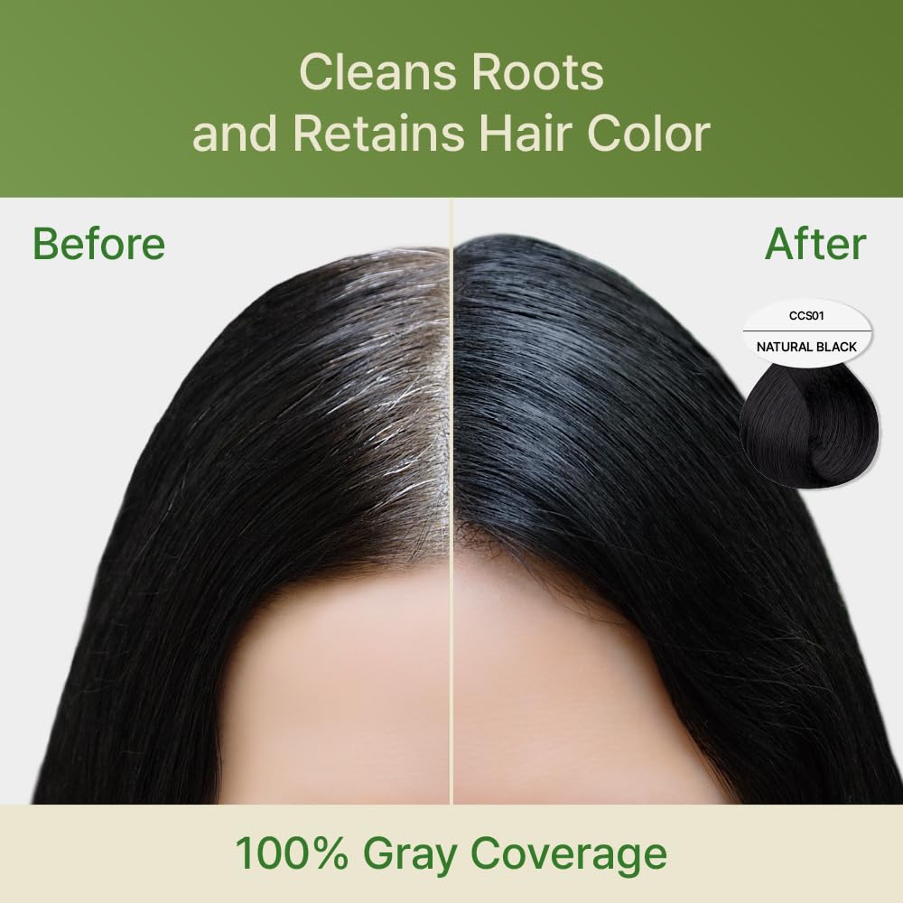 Red by Kiss Color Change Shampoo box with Natural Black shade, three-pack highlighting value