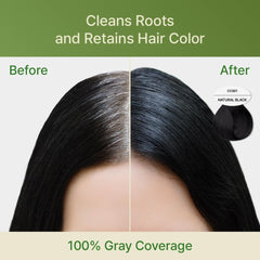 Red by Kiss Color Change Shampoo box with Natural Black shade, three-pack highlighting value