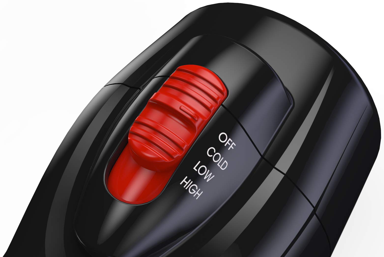 Red by Kiss ionic technology reduces static and enhances shine during drying.