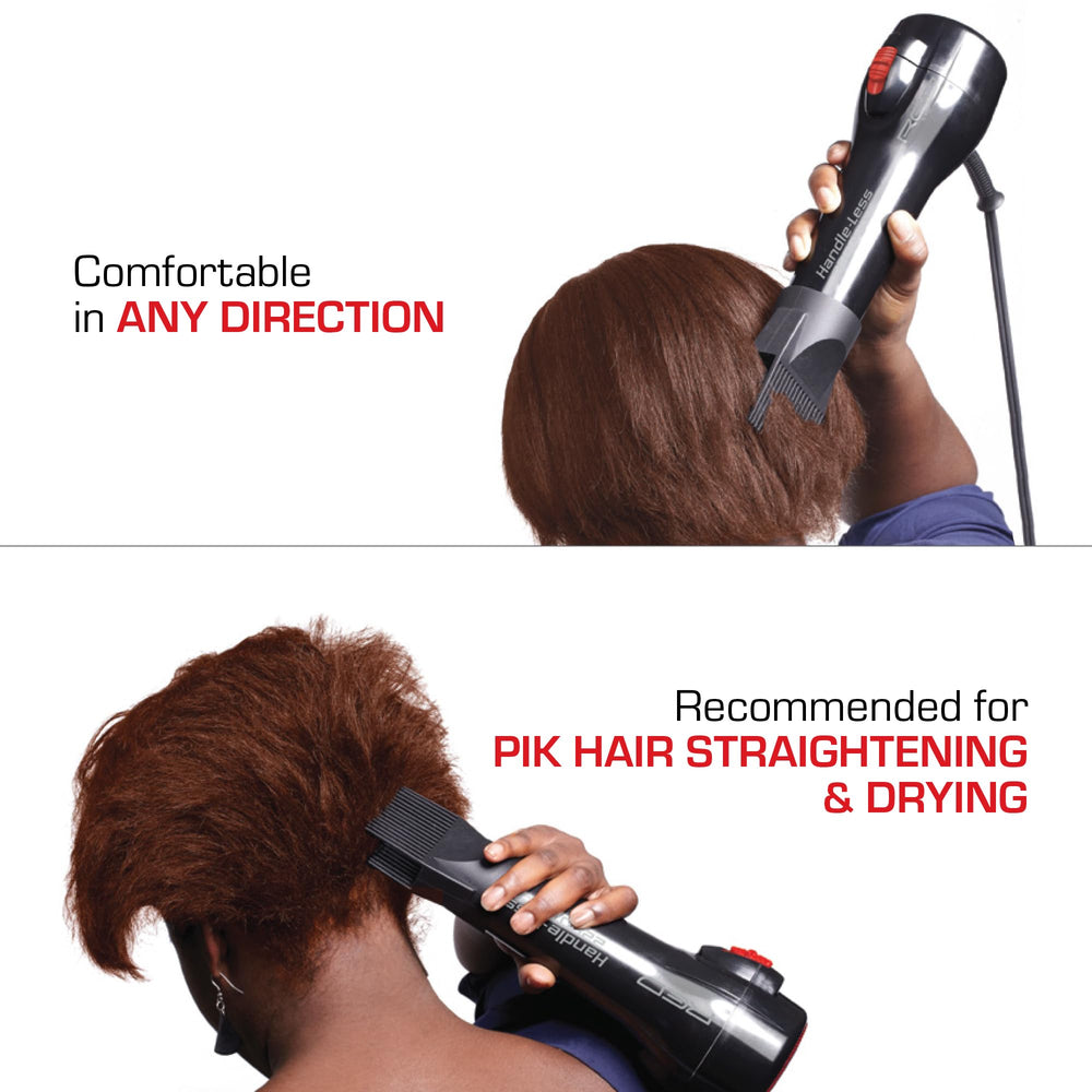 Red by Kiss travel-friendly design stays compact and lightweight for on-the-go styling.