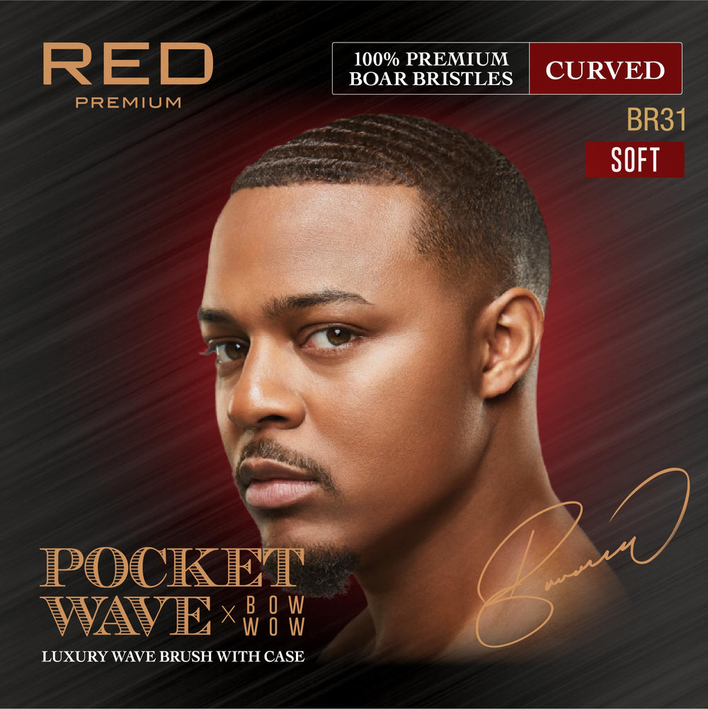 Red by Kiss pocket-size brush ideal for quick touch-ups