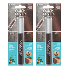 Red by Kiss Quick Cover Root Touch Up Natural Medium Brown pack for quick concealment