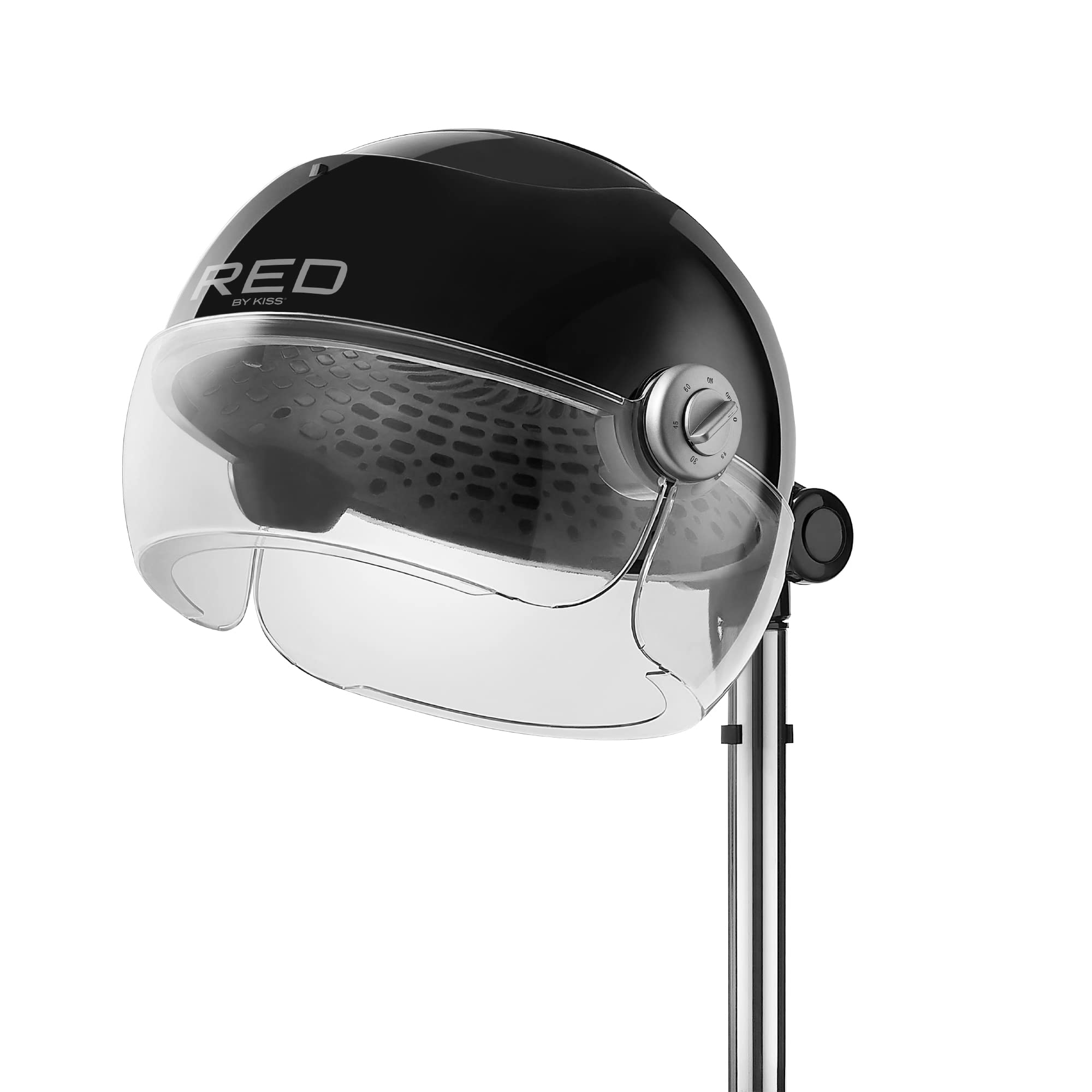 Red by Kiss RED 3000 stand dryer in use conveys quick drying benefits.