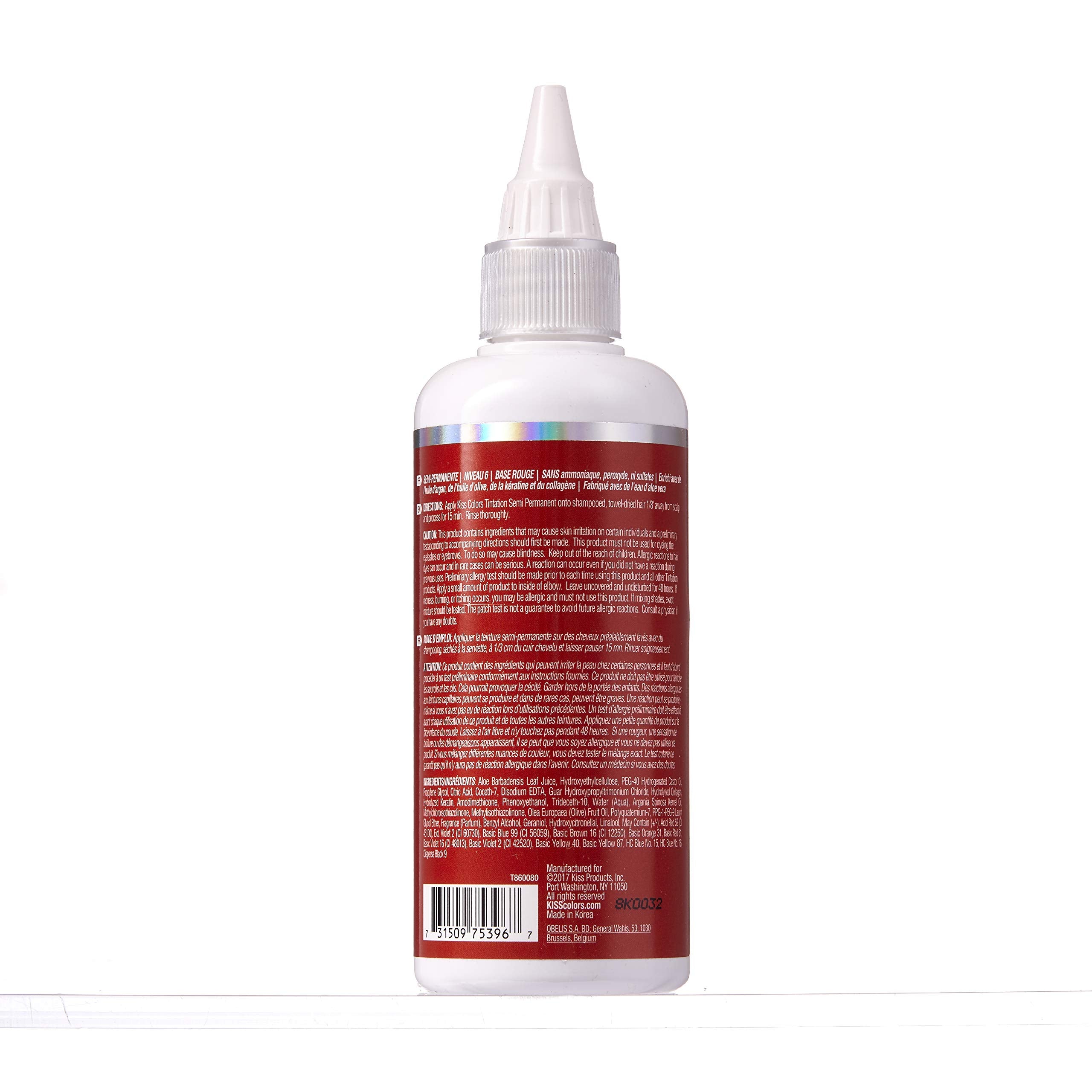 Red by Kiss Tintation Cajun Spice color swatches for bold shade ideas