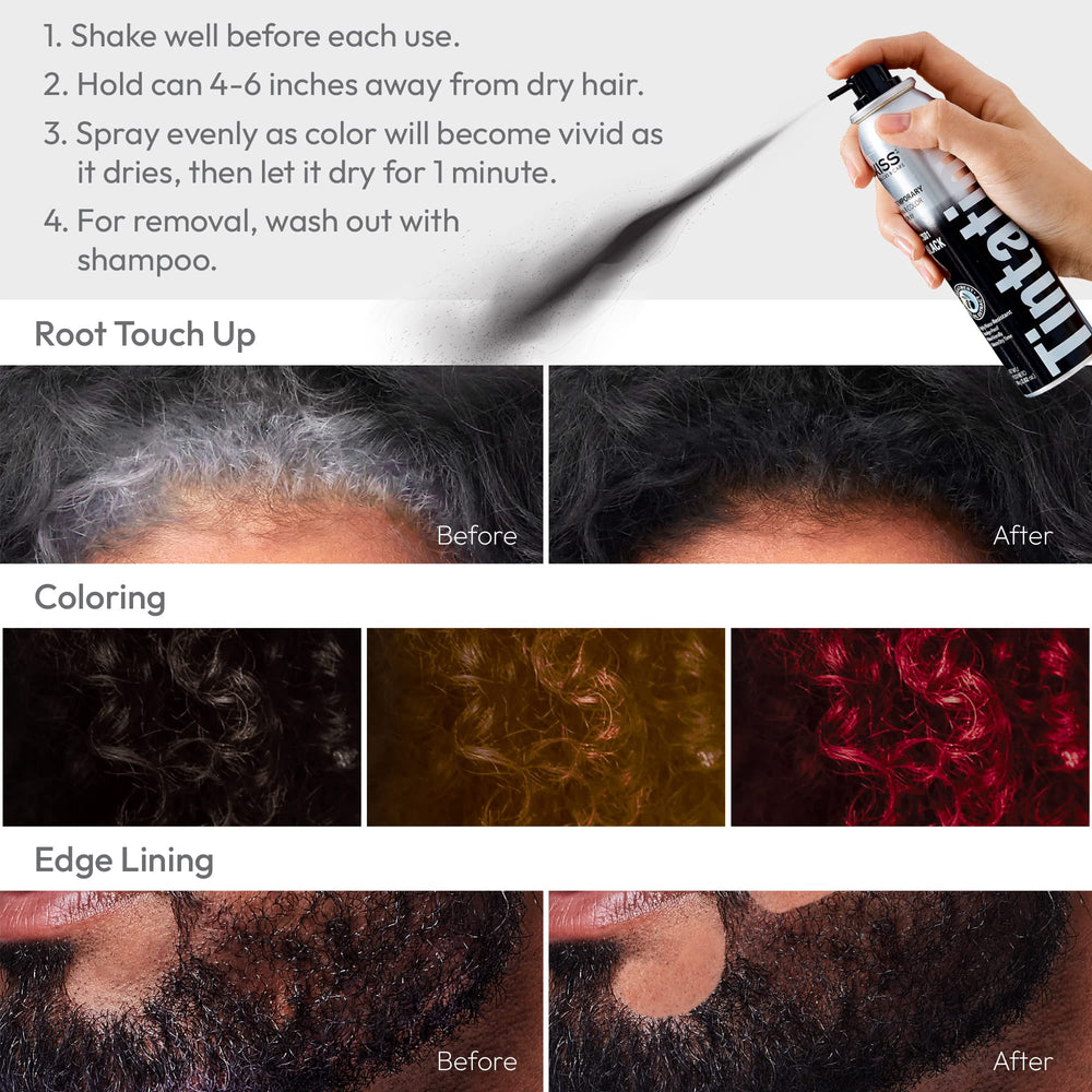 Red by Kiss Tintation dark brown fast-dry 1-minute finish.