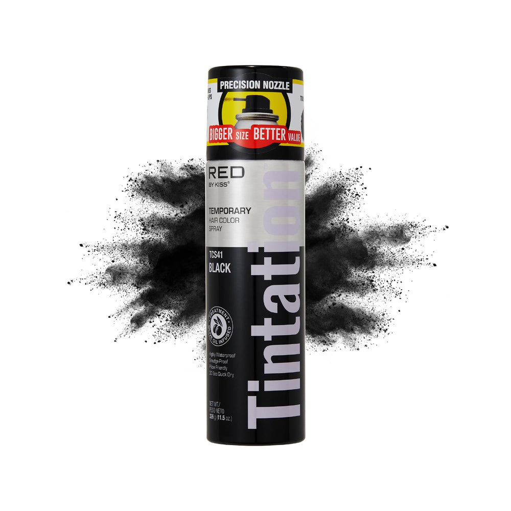 RED by Kiss Tintation extra-large bottle for professional use and quick gray coverage.