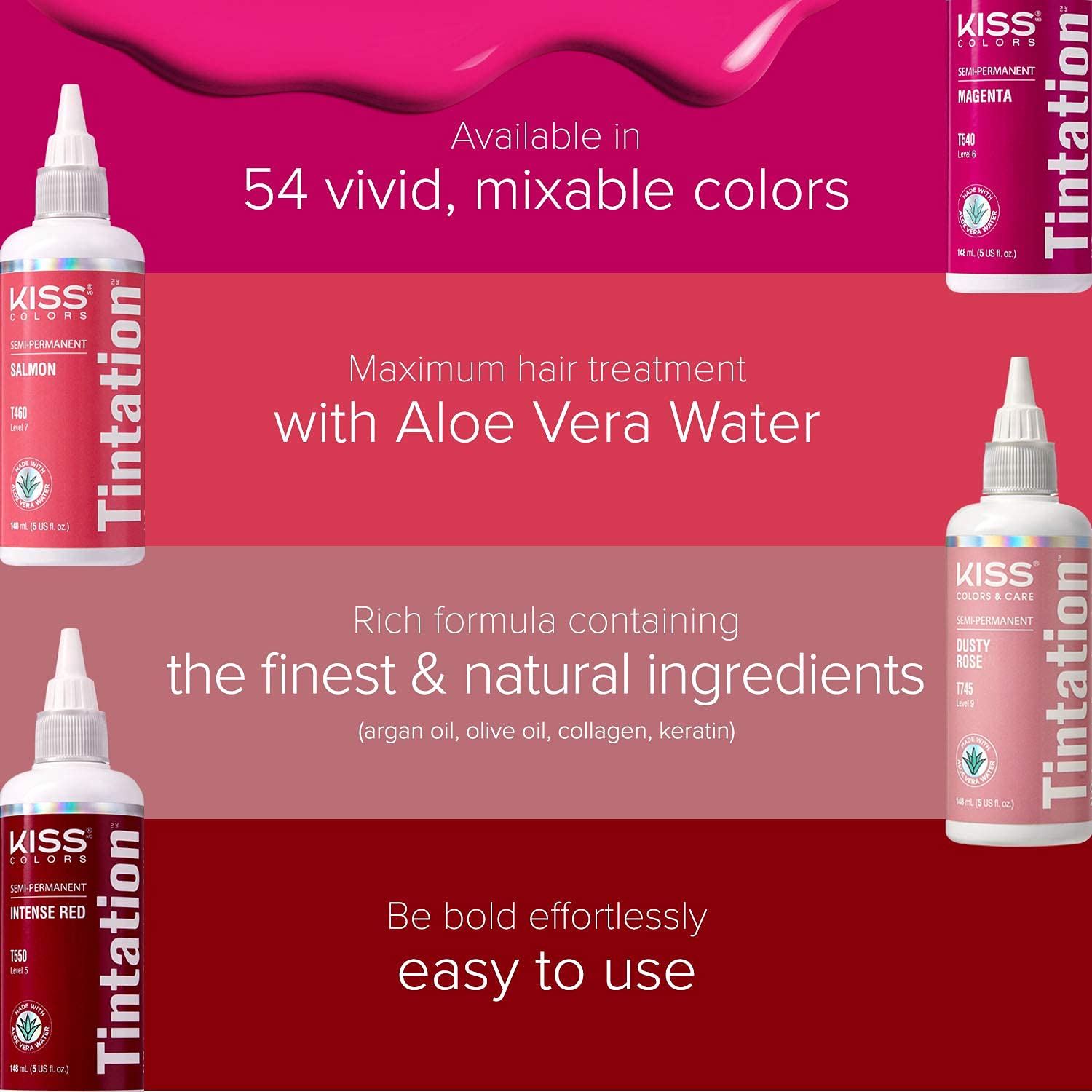 Red By Kiss Tintation 48 colores: mezcla creativa para tonos personalizados