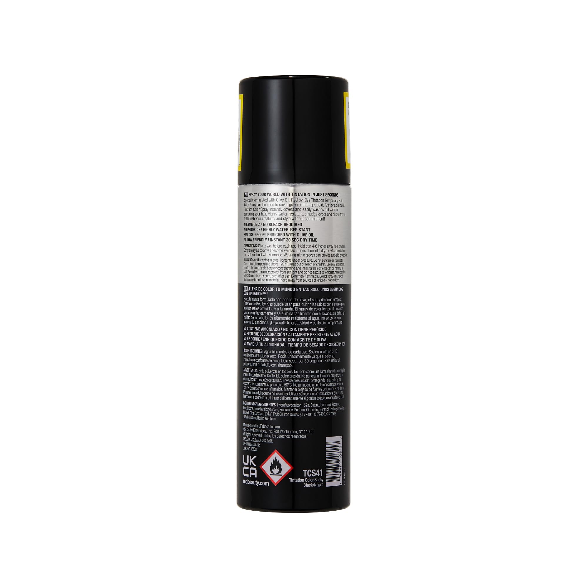RED by Kiss Tintation quick-dry formula dries in about one minute for easy touch-ups.