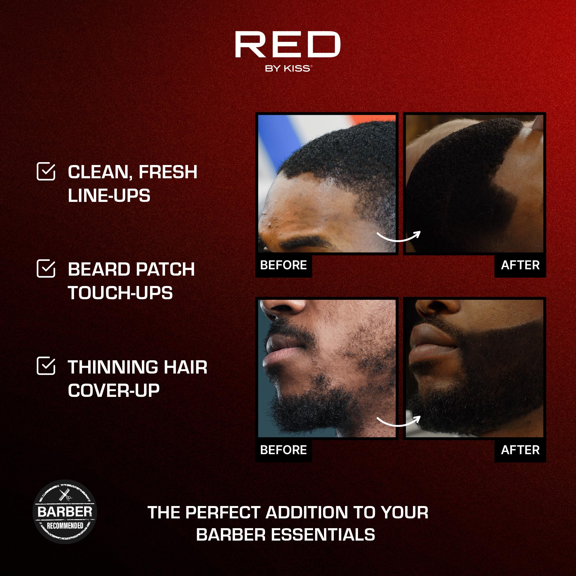 RED by Kiss Tintation water-resistant finish stays put during daily activities.