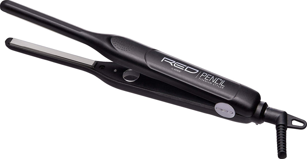 Red by KISS Titanium Styler Pencil Flat Iron 3/10 pixie-cut-styling delivers sleek, controlled shaping