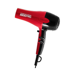 Red by Kiss Tourmaline Ceramic 2200 PRO dryer side view showing powerful airflow