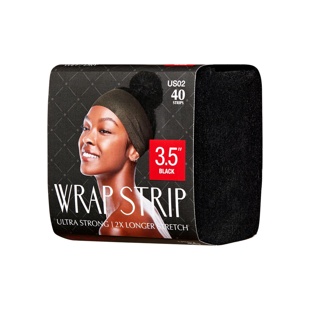 Red by Kiss ultra-strong stretch strip close-up demonstrates durable hold.