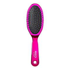 Red by Kiss Wig Brush stainless steel bristles detangle extensions without pulling.