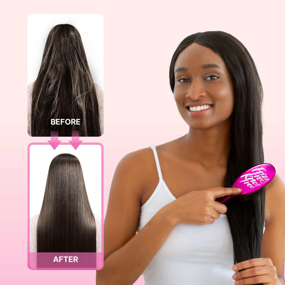 Red by Kiss Wig Brush ideal for wigs and hair extensions.