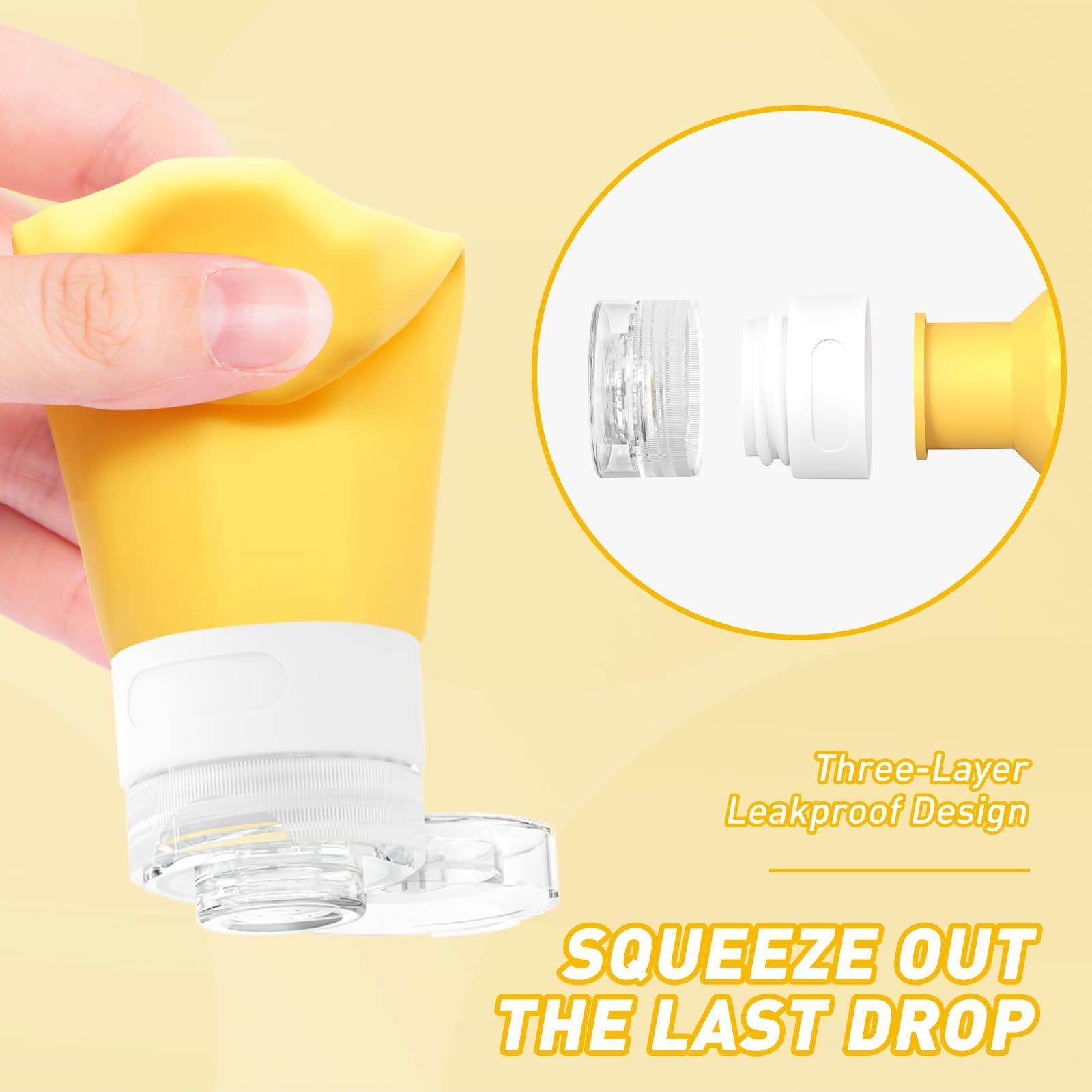 Redfly BPA-free soft silicone bottles are refillable and reusable.