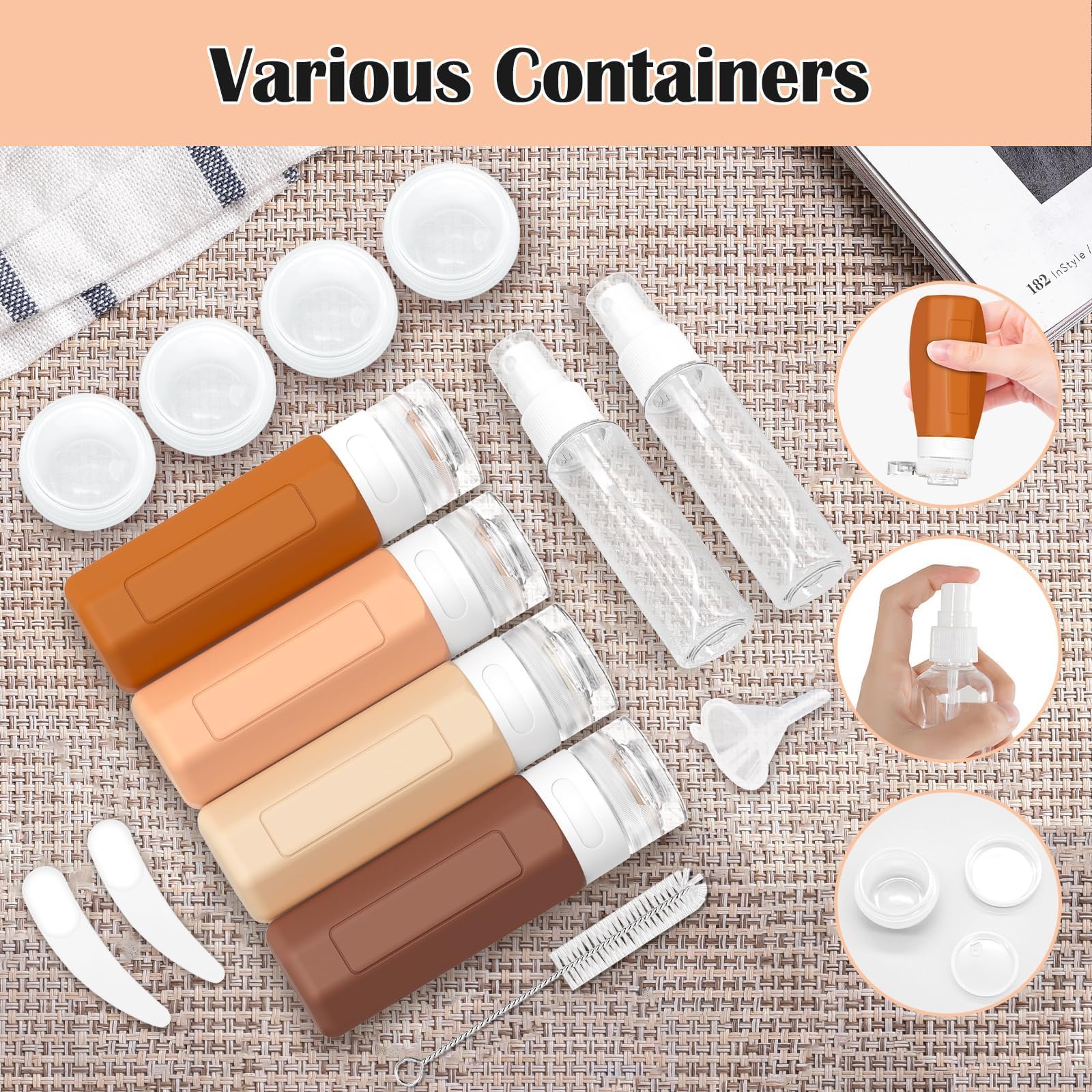 Redfly cleaning brush and labels included help maintain hygiene and easy product labeling.