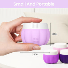 Redfly silicone jars for creams stay safe and odor-free after washing.