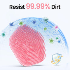 Redfly silicone scrubber dries quickly for hygienic daily use.