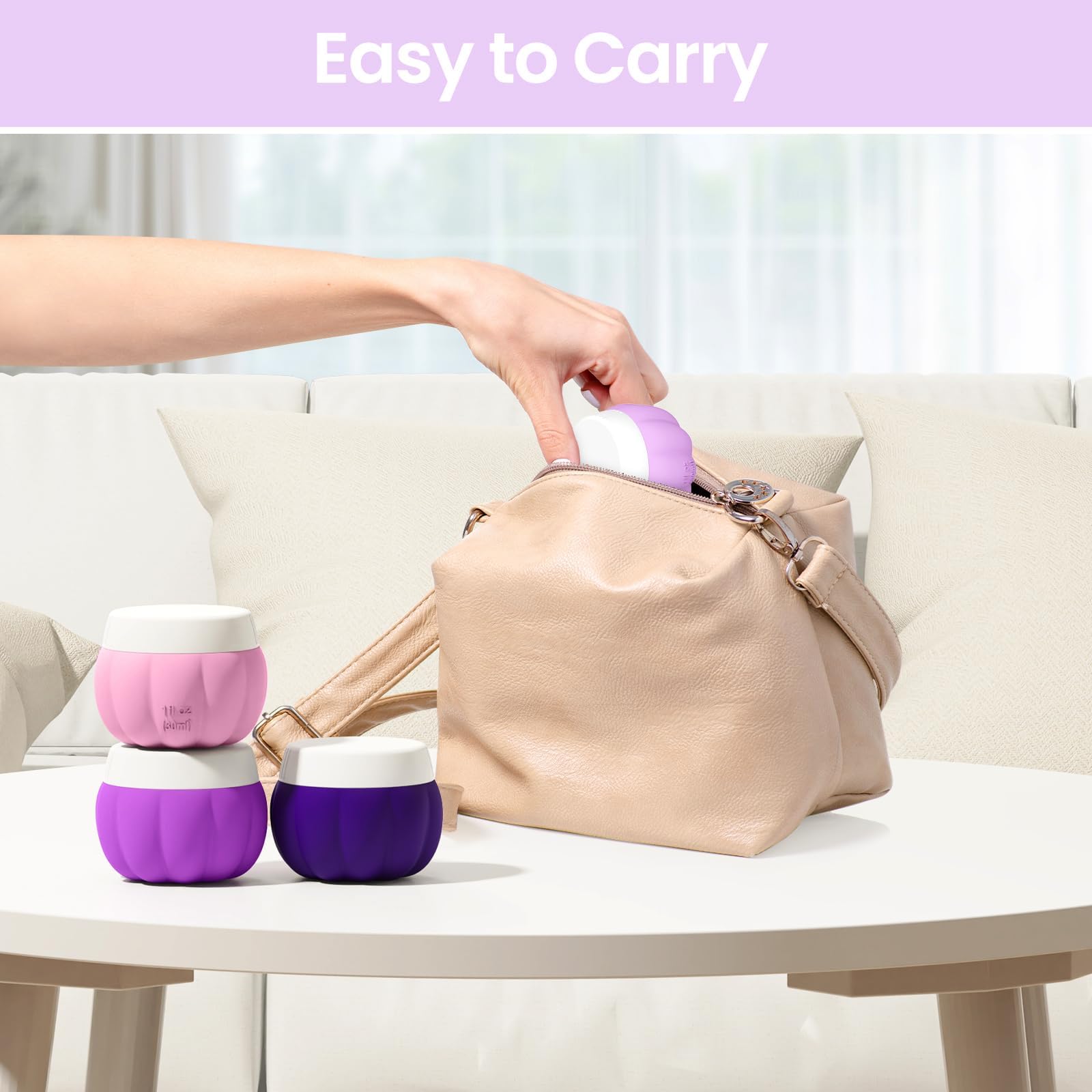 Redfly spatula included for hygienic, easy scooping of creams.